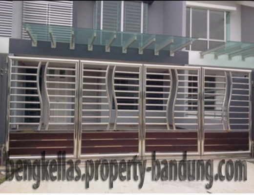 Pagar Rumah Minimalis Modern Bengkel Las Bandung 0821 1731 0522